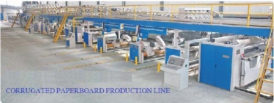 Высокоскоростная слоя гофрированной бумаги доски производственная линия оборудования давления Pre